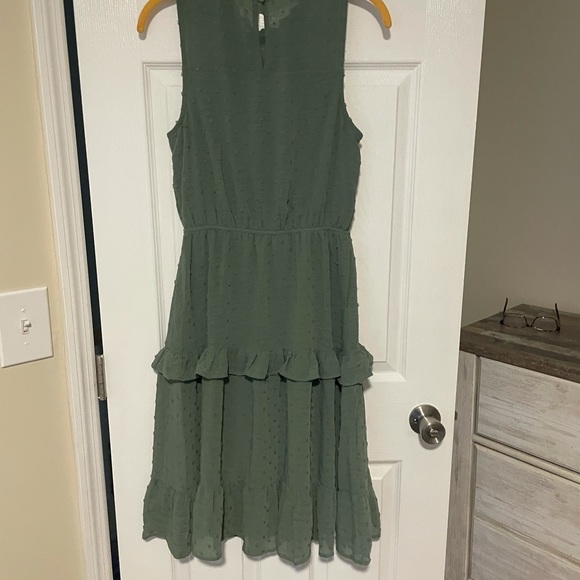NWT Monteau green midi dress - Picture 4 of 4